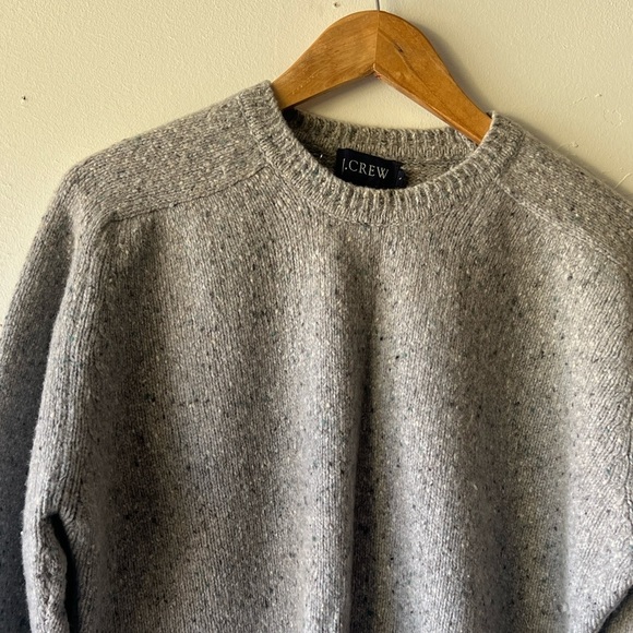 J. Crew Classic Gray Crewneck Sweater - Picture 2 of 7